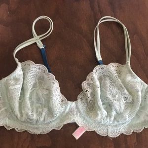 Pink Victoria’s Secret sexy unlined lace bra